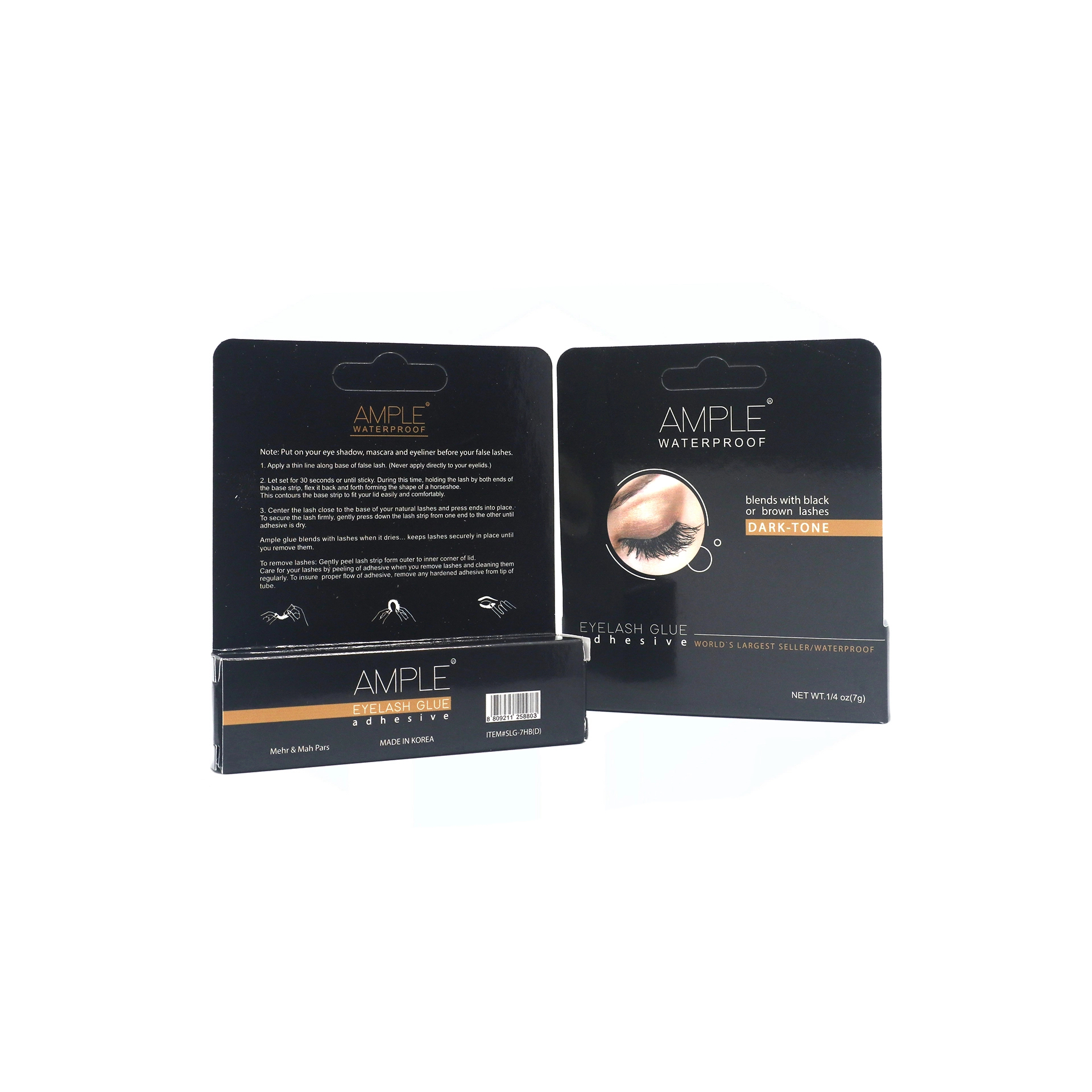 چسب موقت مژه امپل مشکی